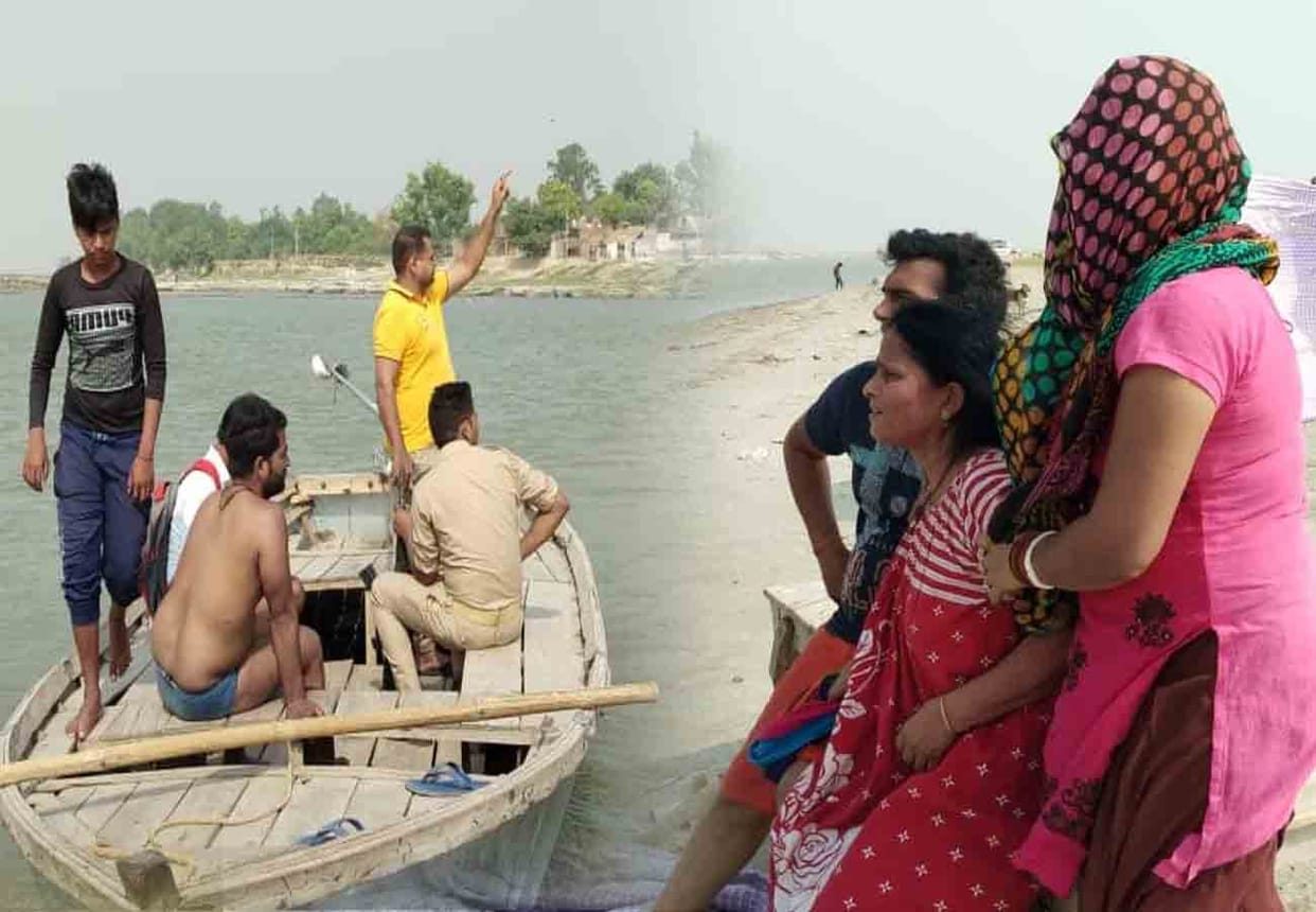 youngman drown in ganga river in farrukhabad
