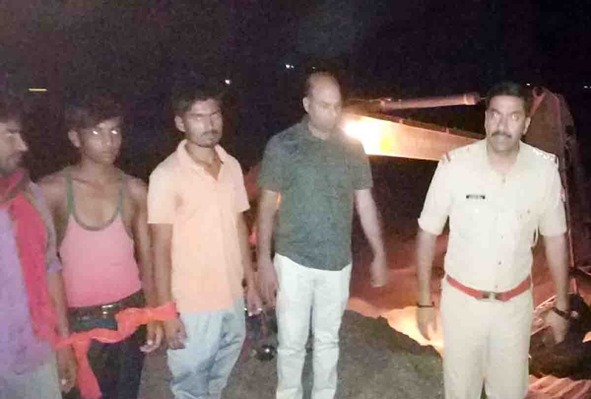 illegal sand mining in hamirpur