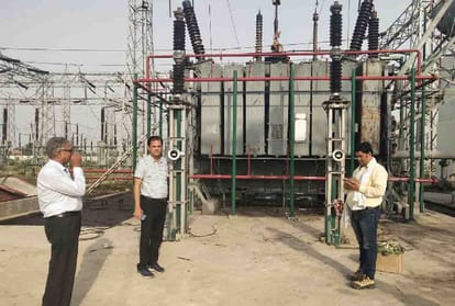 100 mva transformer burns in farrukhabad