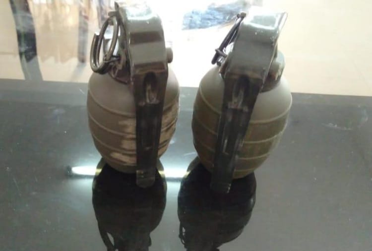 Operation Blue Star, Amritsar Police seized two hand grenades from two motorcycle riders