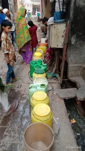 its very hot, water cricis in city
