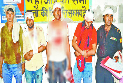 young man killed in front of police  during clash over land dispute