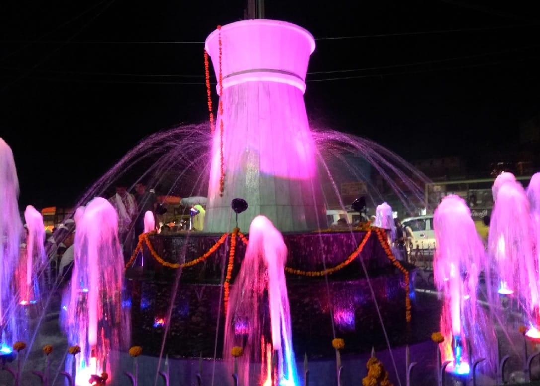 A grand launch of newly built fountains