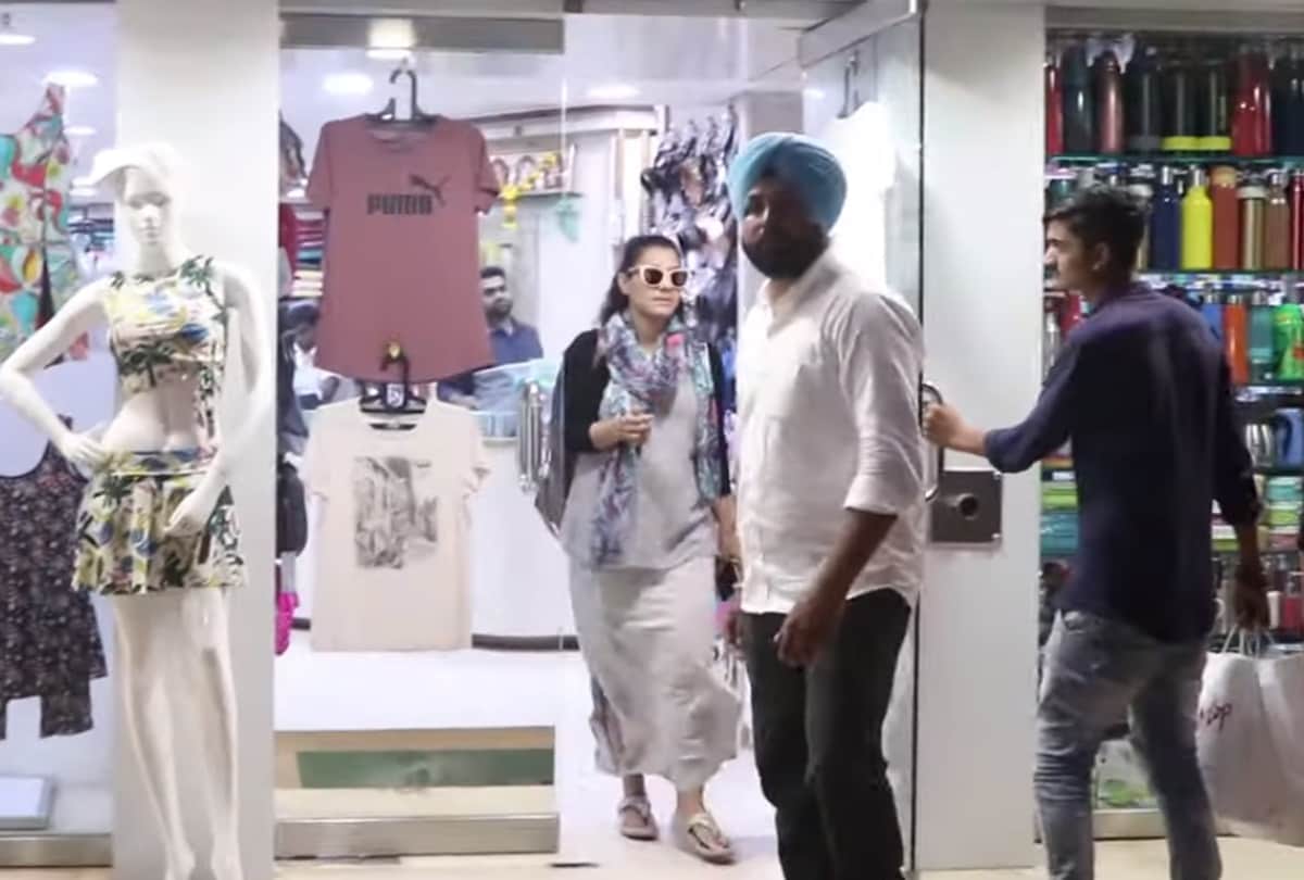 Kajol spotted in a shop during shopping after veeru devgan death