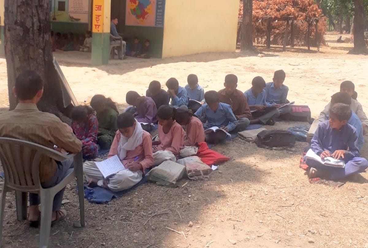 Himachal govt School Upgraded No school building sirmour himachal pradesh