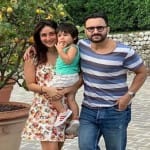 Kareena, Saif and Taimur