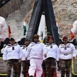 defense minister rajnath singh visit to siachen glacier, kashmir vally and line of control outpost