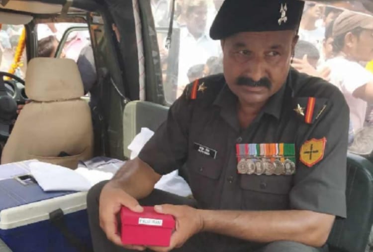 Bones of martyr paluram and Hari singh reached village after 75 years from italy