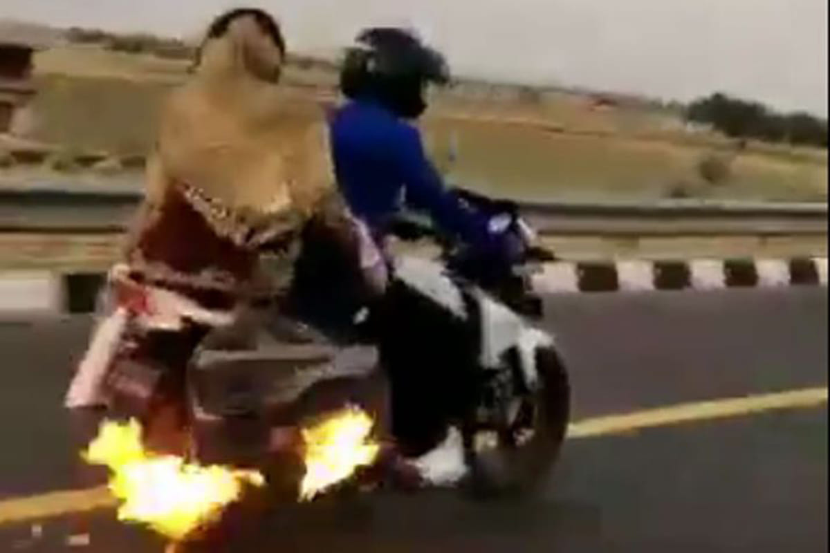 How to keep safe your bike from fire