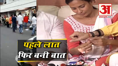 BJP MLA Balram Thavani became brother after trash NCP lady leader Nitu Tejwani