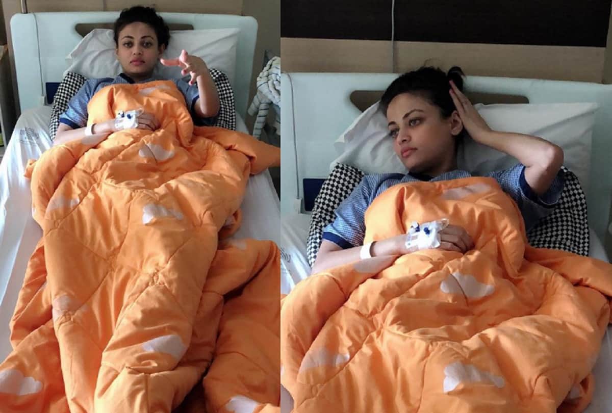 salman khan actress sneha ullal was hospitalised