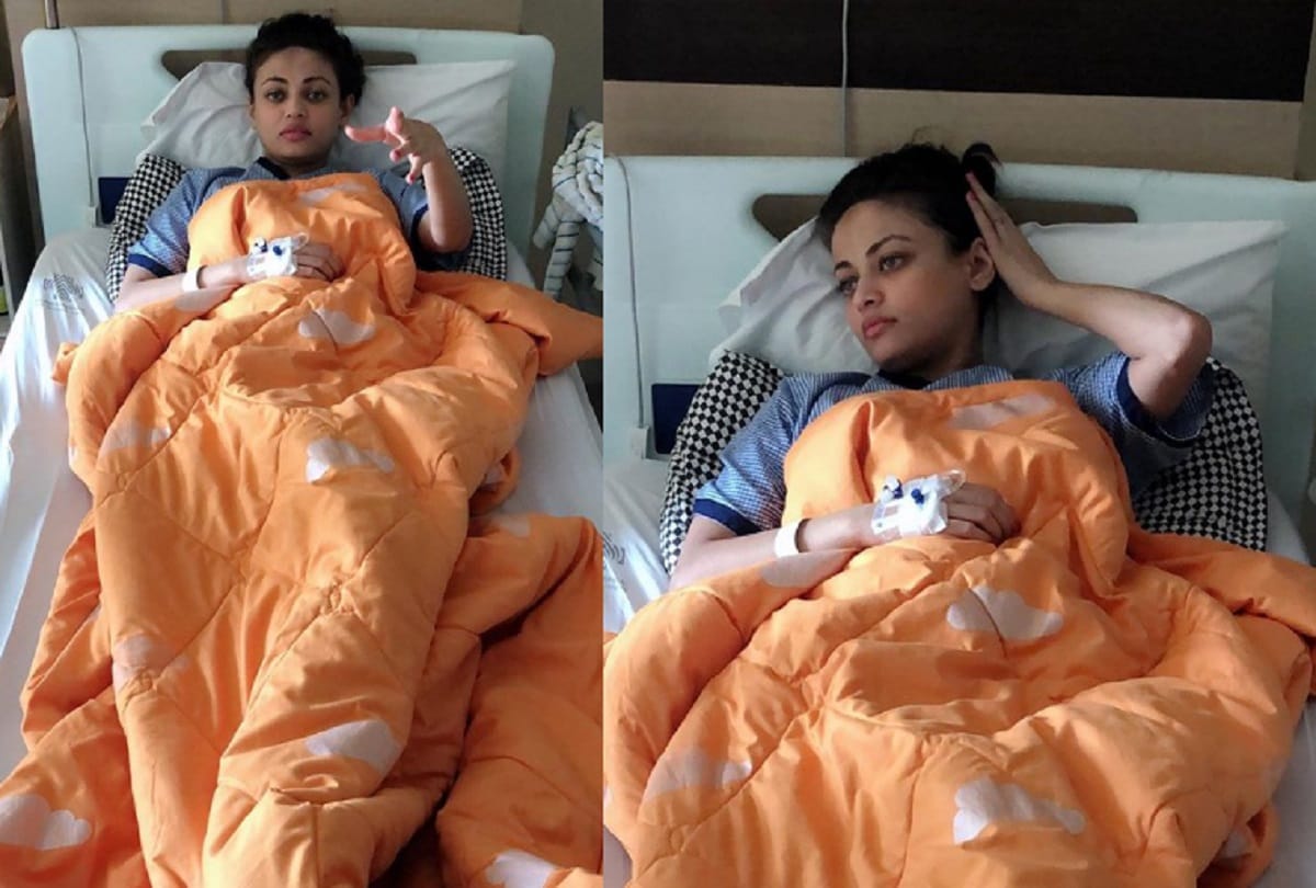 salman khan actress sneha ullal was hospitalised