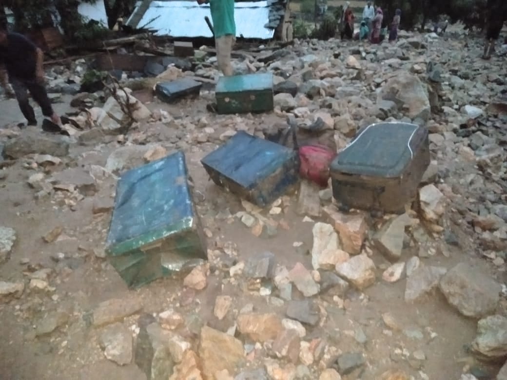 cloud burst in chamoli in terms of landslide and earthquake this district in Zone Five