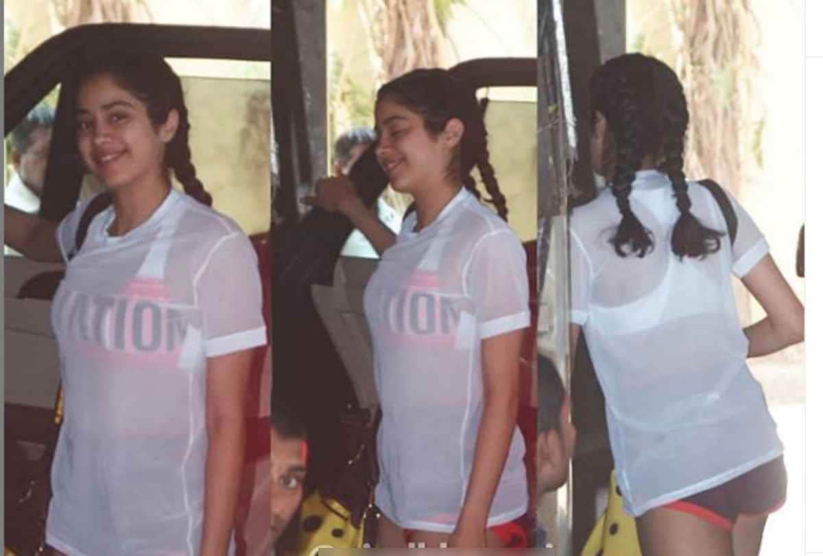 after katrina kaif comment janhvi kapoor again spot in shorts outside of gym