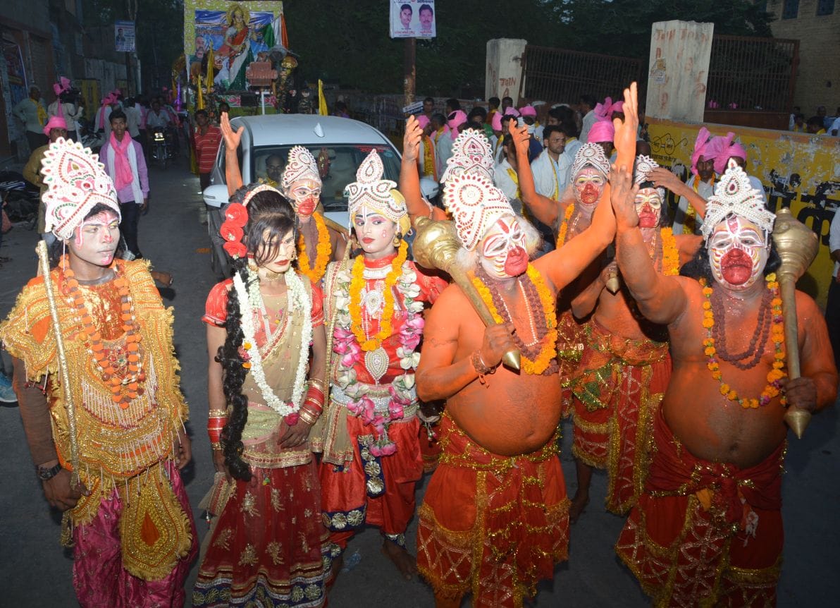 धूमधाम के साथ निकाली गई लोकमाता अहिल्याबाई की शोभायात्रा