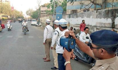 Now if you drive at over speed, you will be issued a challan