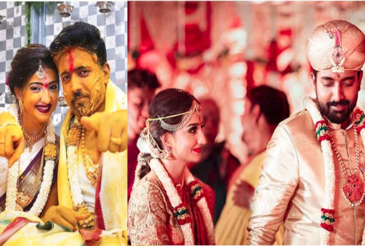 lovey sasan second wedding with husband koushik krishnamurthy from south indian rituals