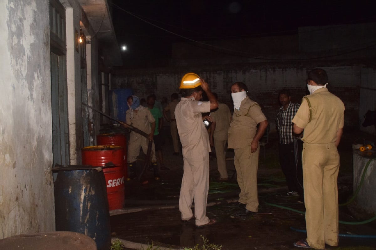 Ammonia gas leakage in a colony in Meerut