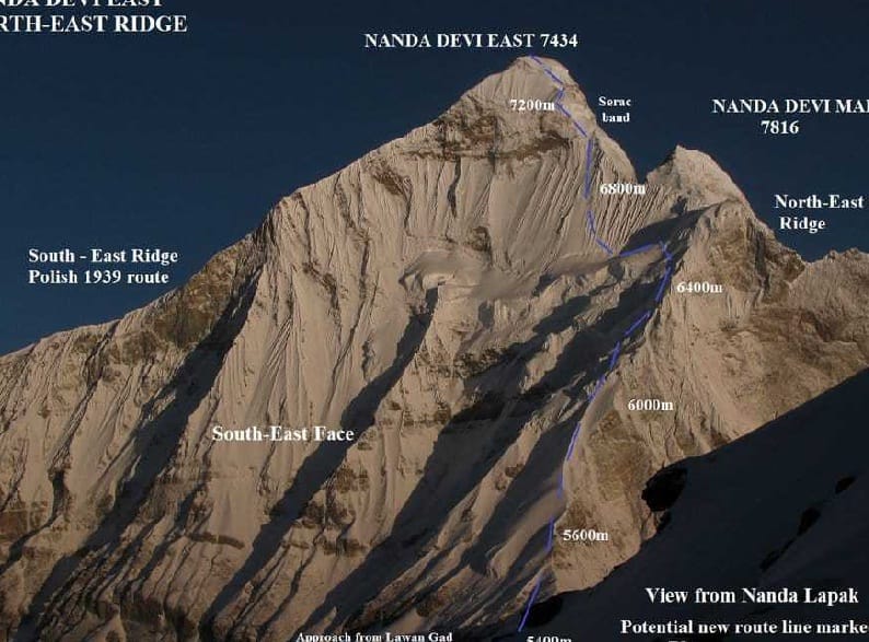 Conquering the unnamed peak Missing climbers were missing