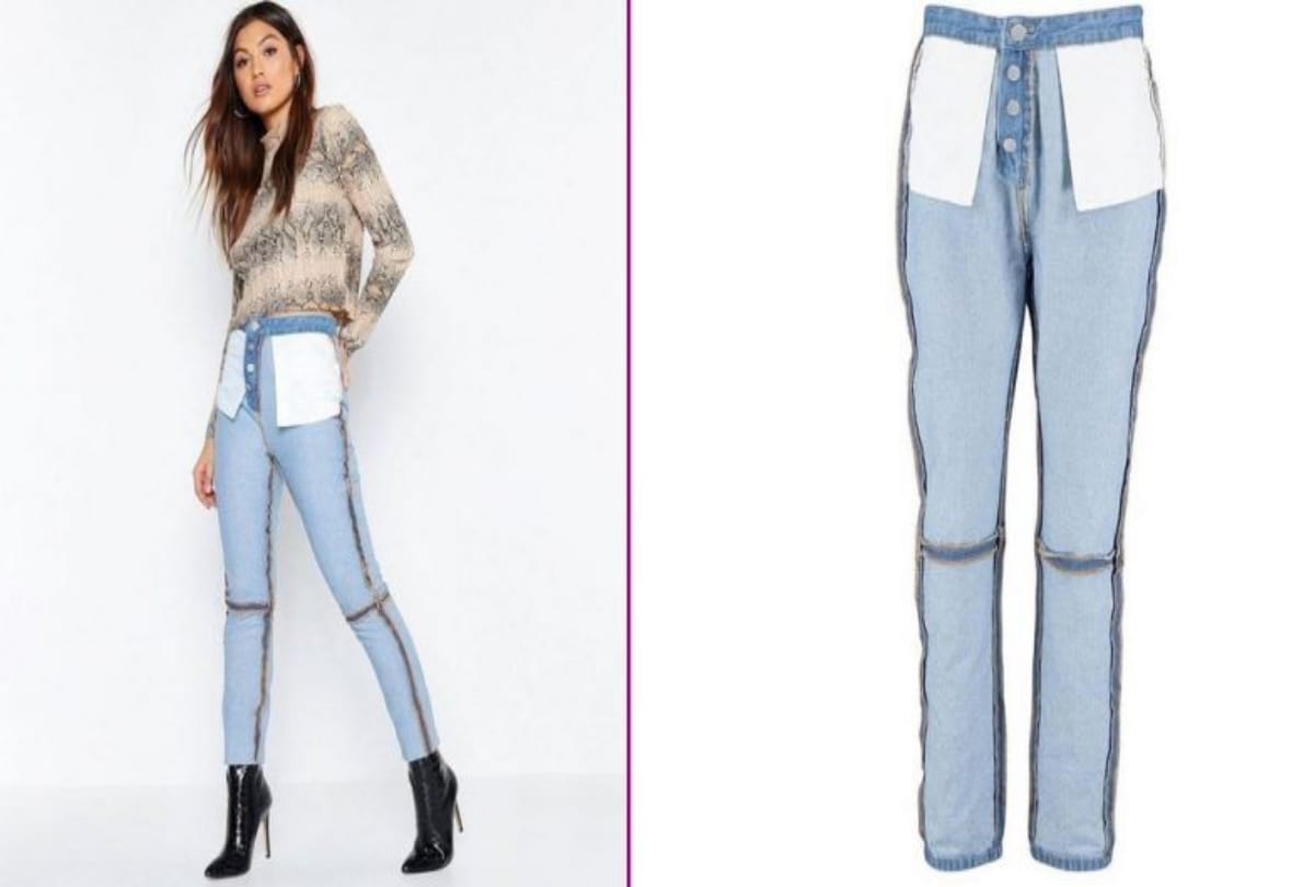 reverse jeans trend weird jeans