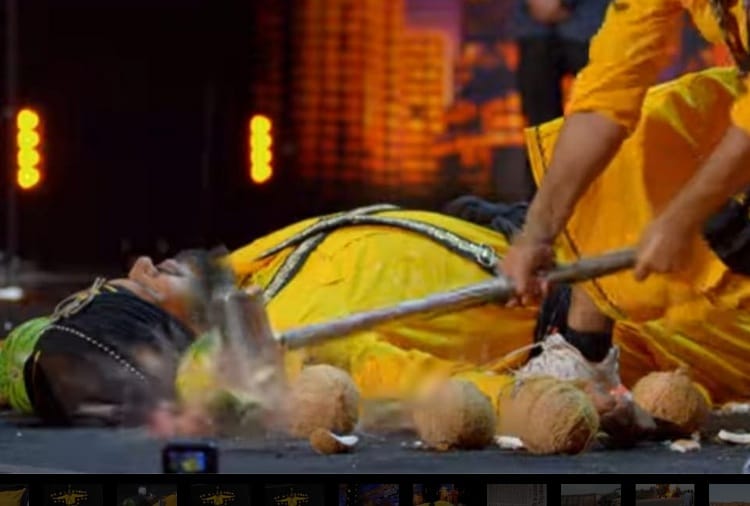 America's Got Talent 2019, Worlds Tallest Indian Policeman Jagdeep Scary Act