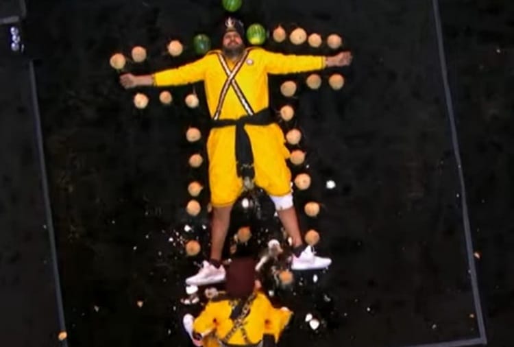 America's Got Talent 2019, Worlds Tallest Indian Policeman Jagdeep Scary Act