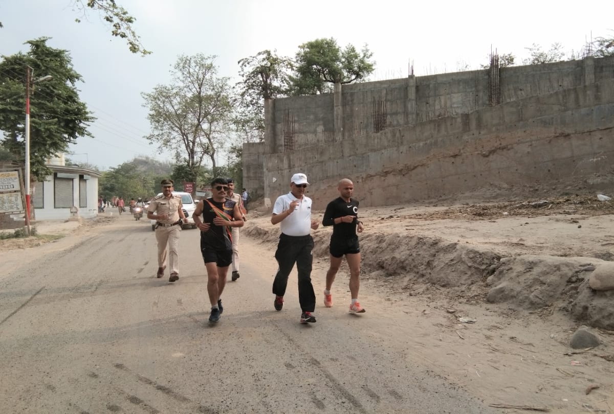 international athlete Sunil Sharma Charity run of 500km to save five lifes