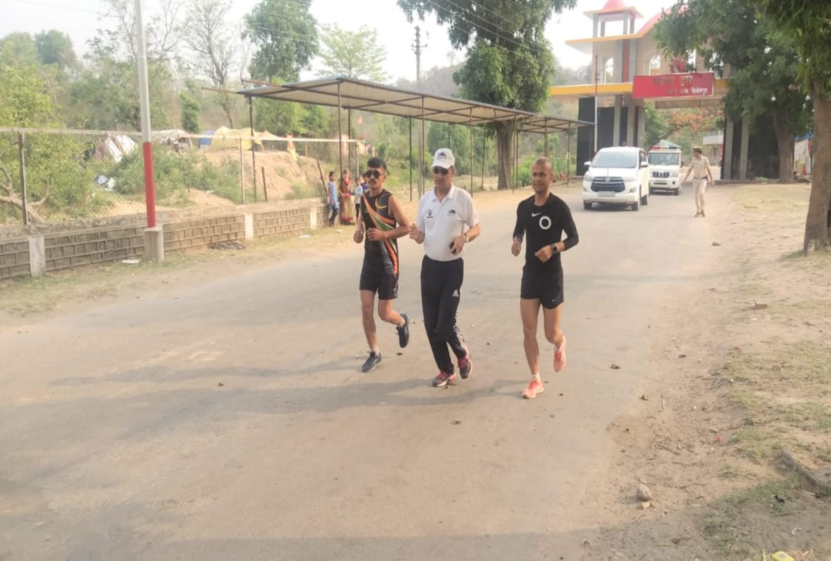 international athlete Sunil Sharma Charity run of 500km to save five lifes