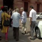 अमित शाह की बैठक में शामिल होते हुए एस जयशंकर