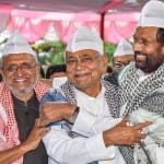 सुशील कुमार मोदी, नीतीश कुमार और राम विलास पासवान