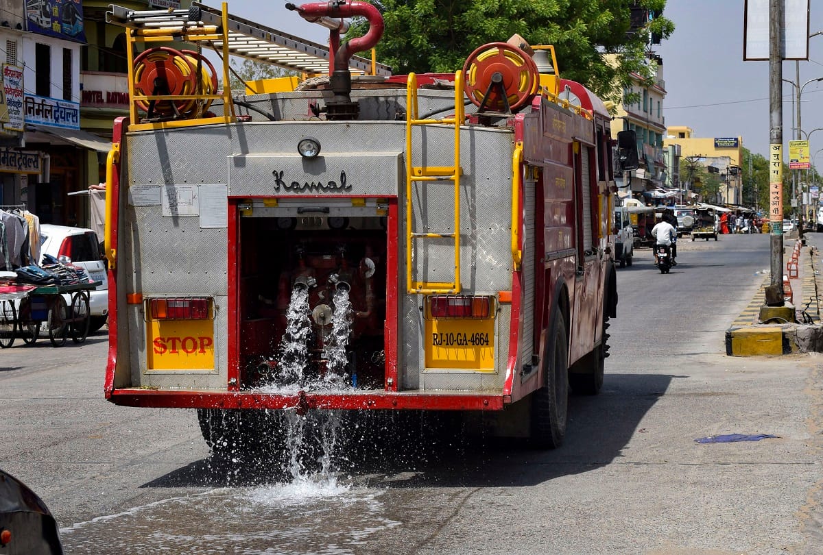 Rajasthan: Churu empty streets during afternoon by hot temperature touches 50 degree Celsius