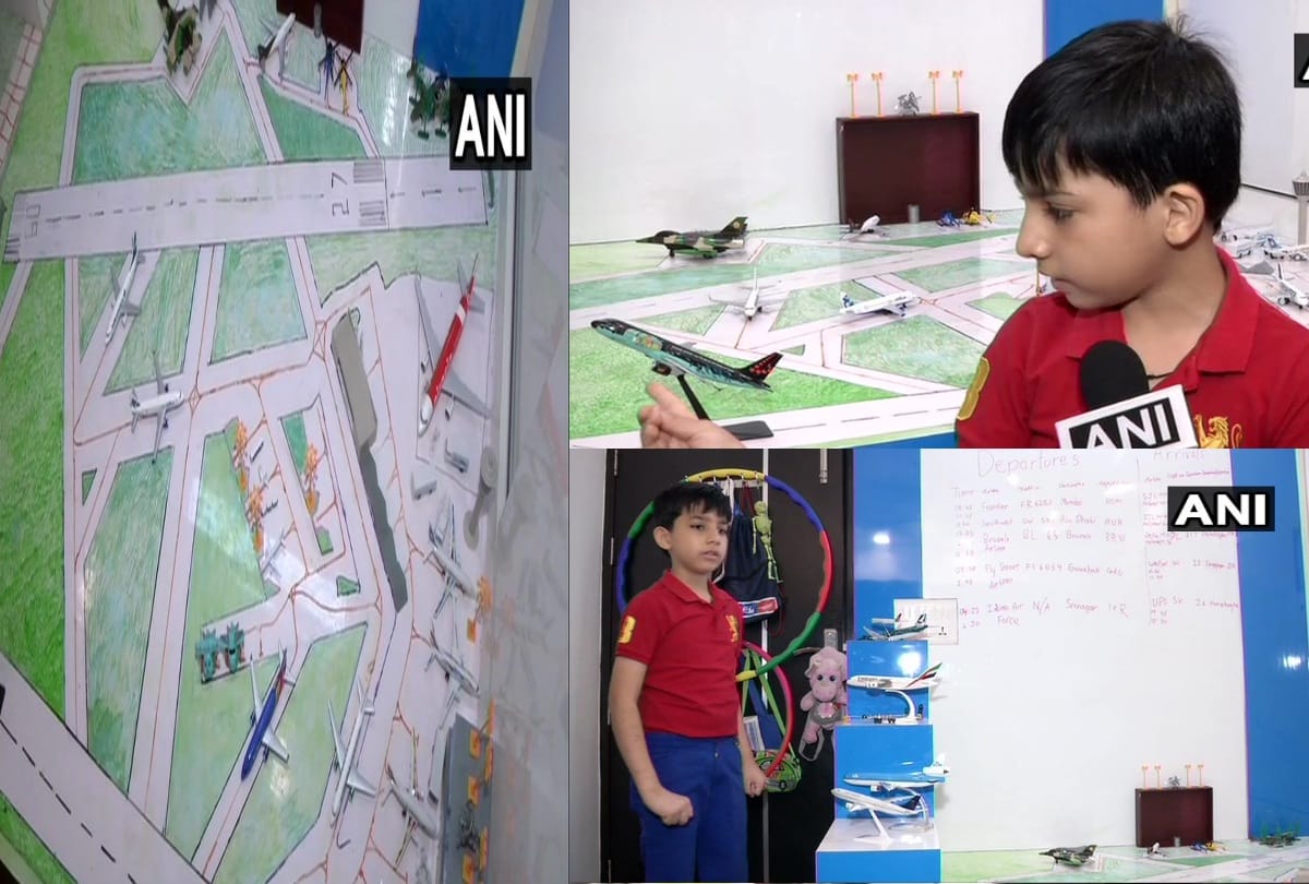 igi airport invites 9 year old abeer magoo to celebrate his 10th birthday after his model on airport