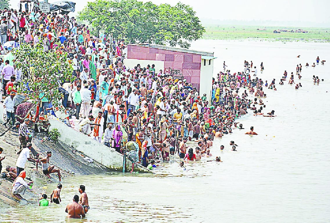 Devotees dip into the faith of the Ganga