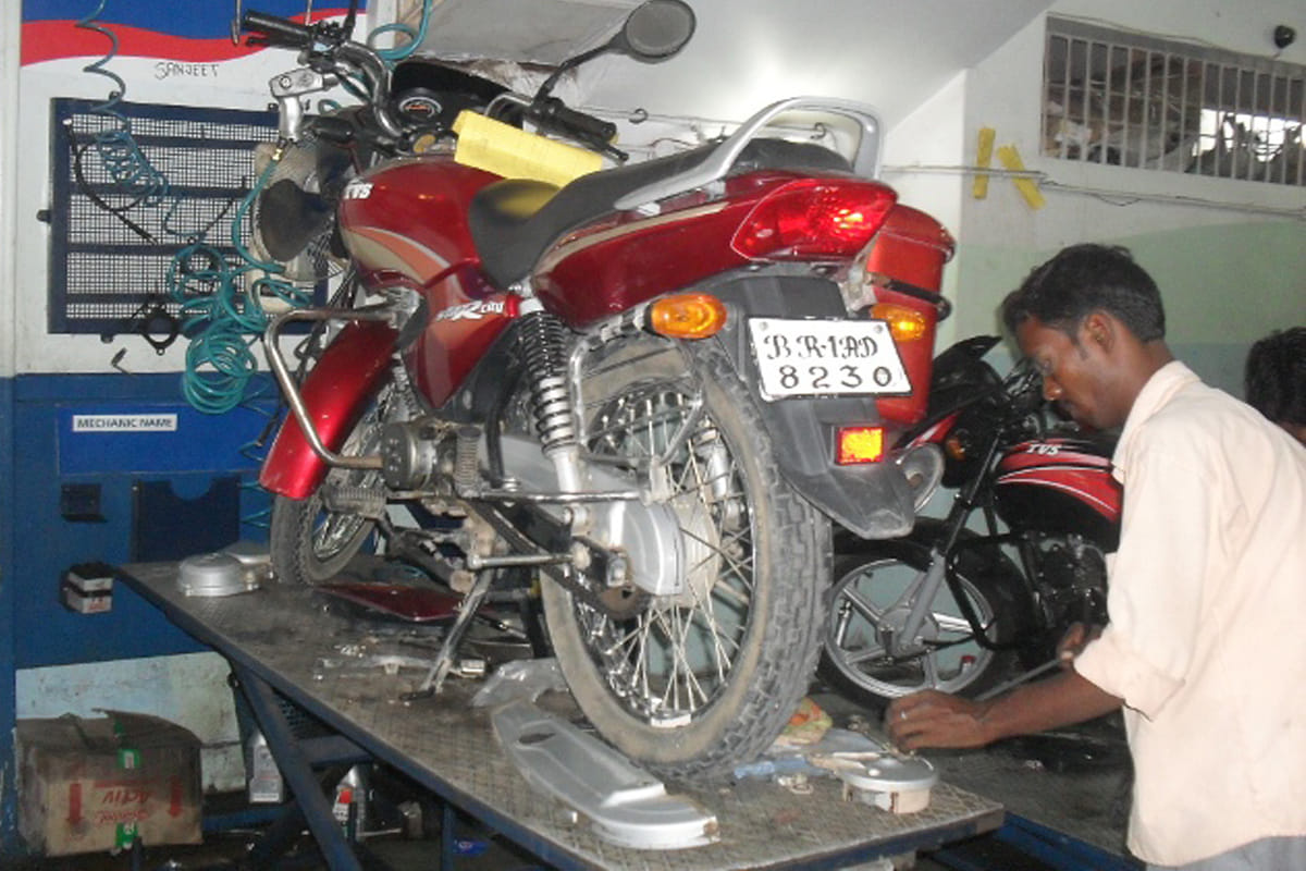 How to keep safe your bike from fire