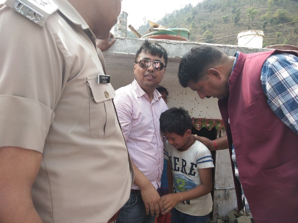 cloudburst in almora 52 family affected dm emotional after hear victim kid talk