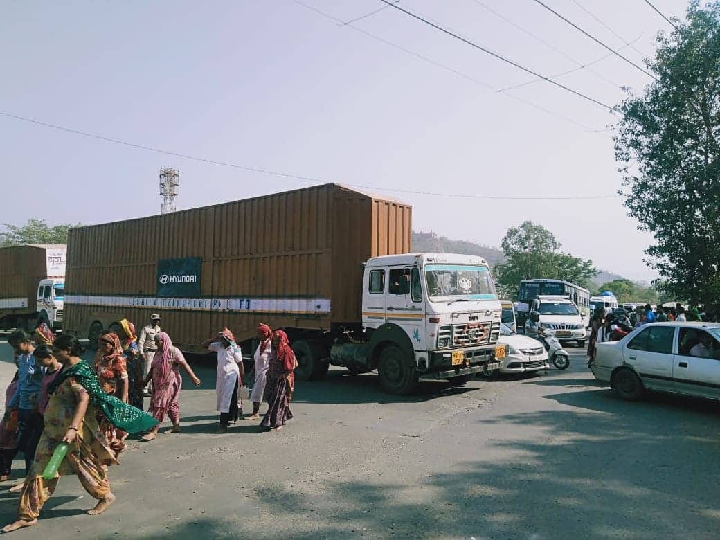 heavy traffic jam in haridwar photos