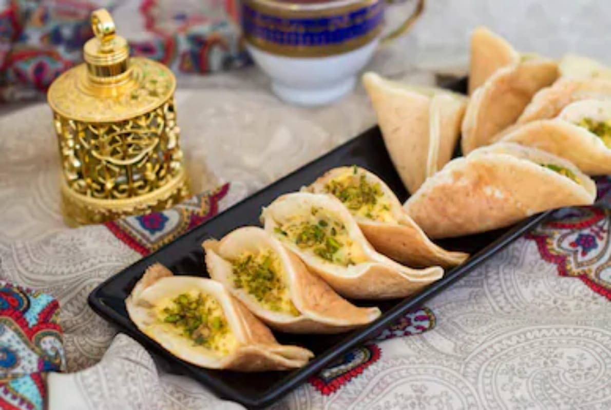 eid al fitr 2019 delicious dessert recipe of qatayef for ramadan