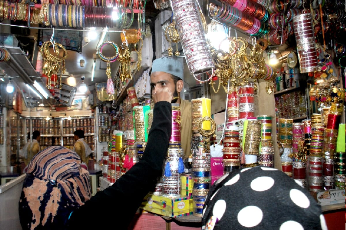Eid celebration, People shopping in Markets