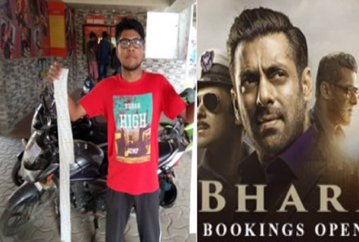 Salman Khan Fans crazy for Bharat film man shaves his head and free auto ride