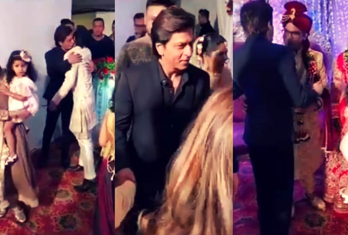 Shah Rukh Khan attends his makeup man wedding guests thrilled to watch him