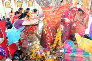 woman worship for shani devta