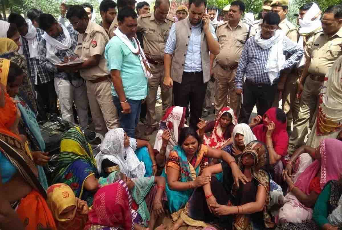 one man killed in auriya accident