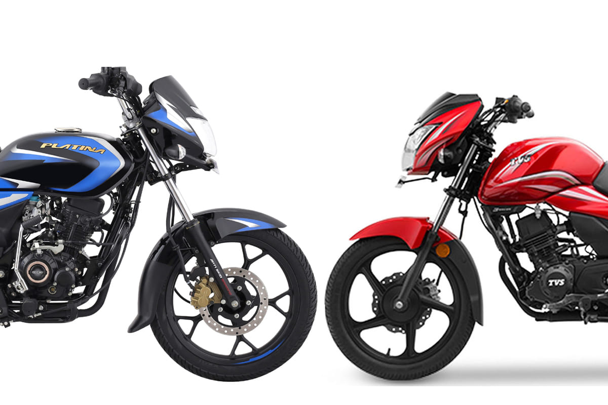 Bajaj Platina 110 H Gear vs TVS Victor Full Comparison and price
