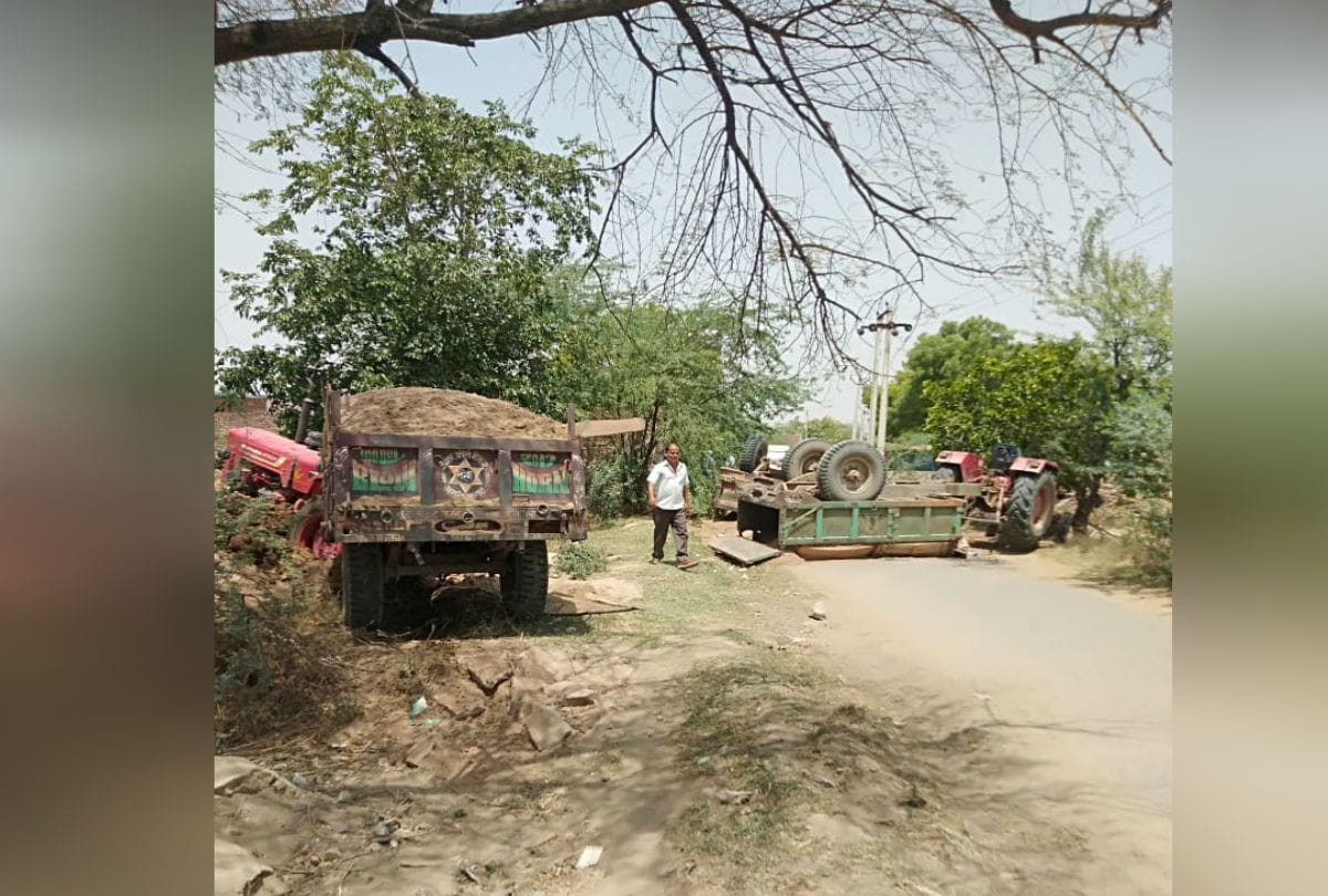 mining mafia and police encounter at kheragarh constable injured