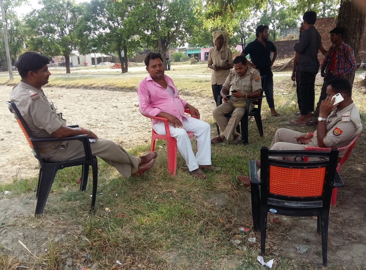 प्रतिबंधित पशु का अवशेष मिला, तनाव