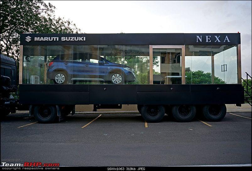 maruti Suzuki launched nexa showroom on truck tô knock your doors