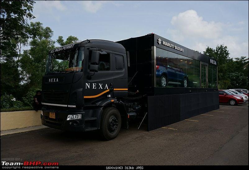 maruti Suzuki launched nexa showroom on truck tô knock your doors