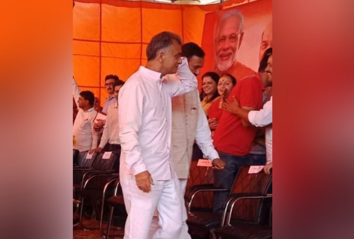 BJP MLA anil sharma in cm jairam thakur programme