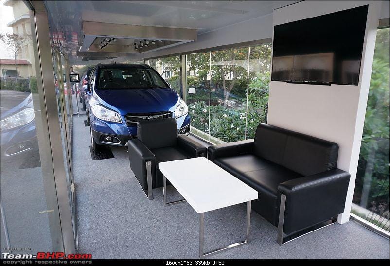 maruti Suzuki launched nexa showroom on truck tô knock your doors