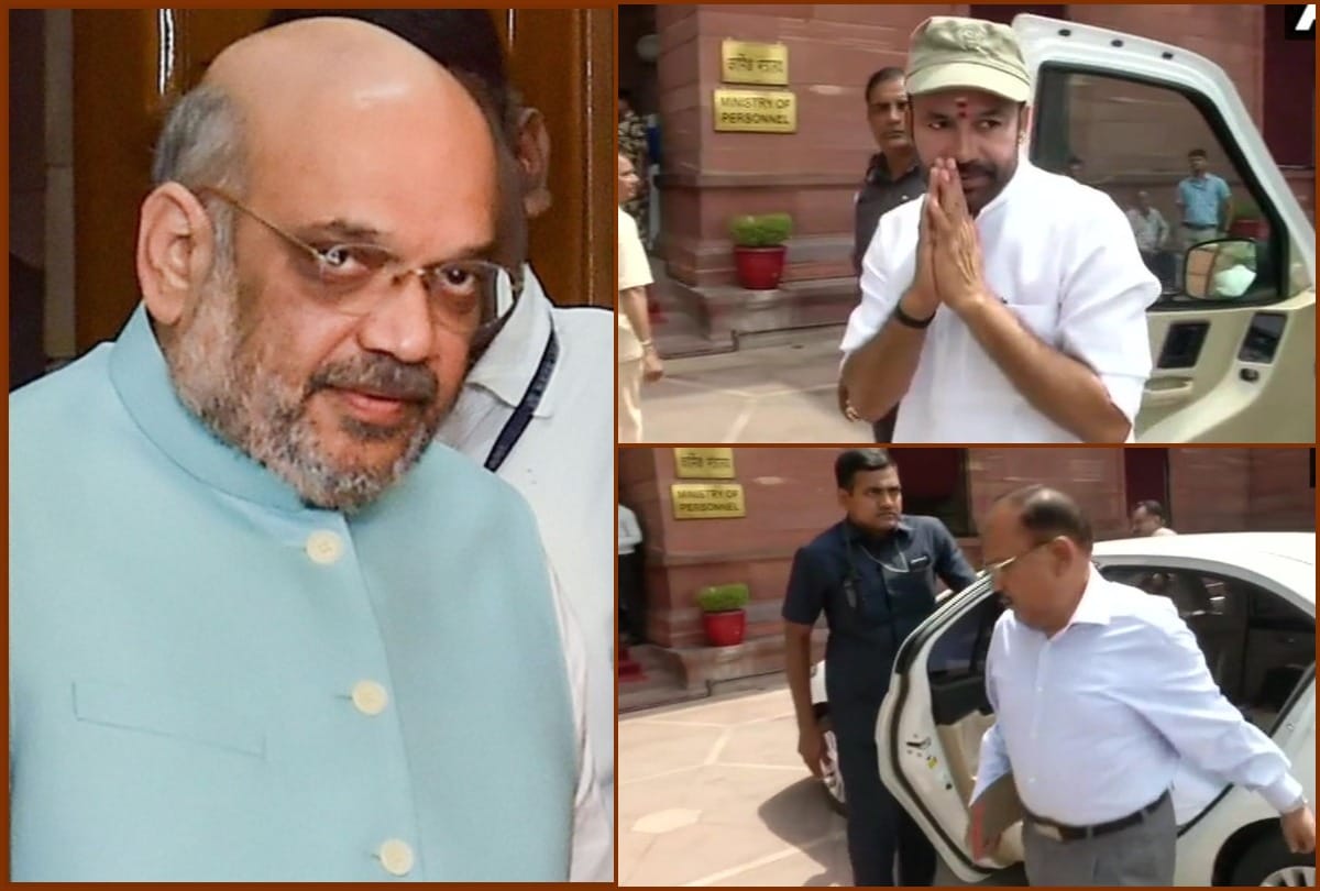 Home Minister Amit Shah Meeting with ajit doval, G kishan reddy over Kashmir, west Bengal etc